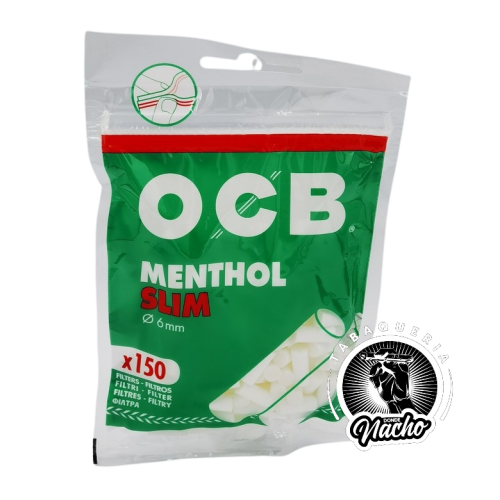 Filtro OCB Slim Mentolado logo removebg