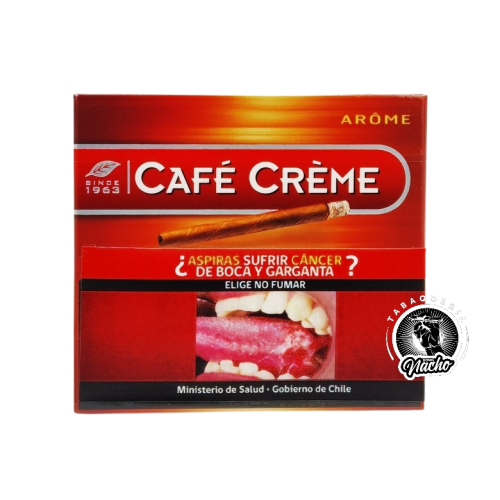 Cafe Creme Arome 10 cigarros removebg logo