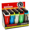 Caja Encendedor Ronson Transparente (20 Unid.)