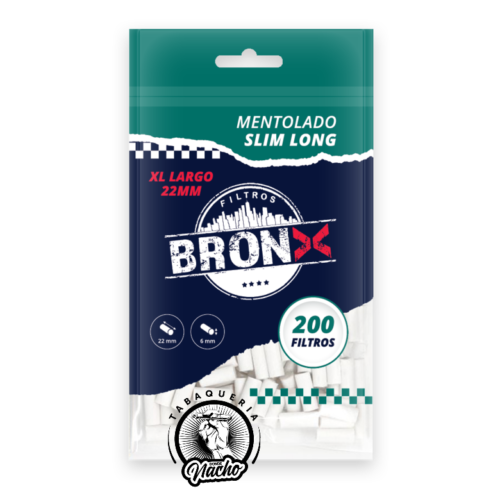 Filtro Bronx Slim Long Mentolado